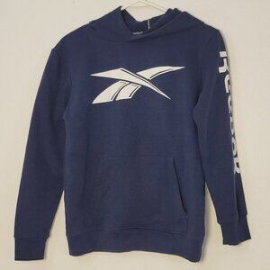 539. Reebok Long Sleeve Hoodie Blue Sz M (8-10)